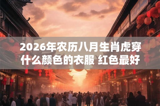 2026年农历八月生肖虎穿什么颜色的衣服 红色最好不过