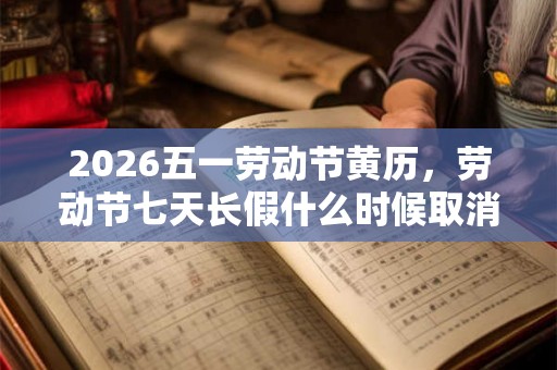 2026五一劳动节黄历,劳动节七天长假什么时候取消的? 2026五一劳动节黄历,劳动节七天长假什么时候取消的?