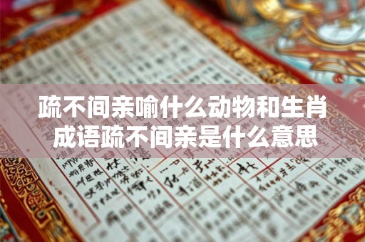 疏不间亲喻什么动物和生肖 成语疏不间亲是什么意思