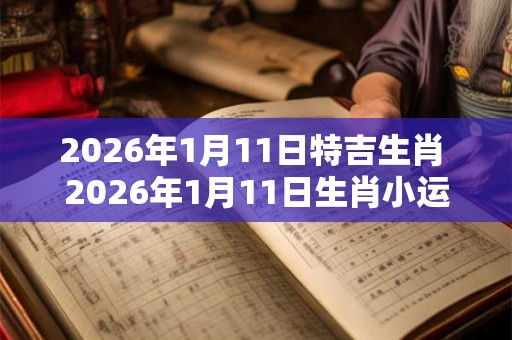 2026年1月11日特吉生肖 2026年1月11日生肖小运播报
