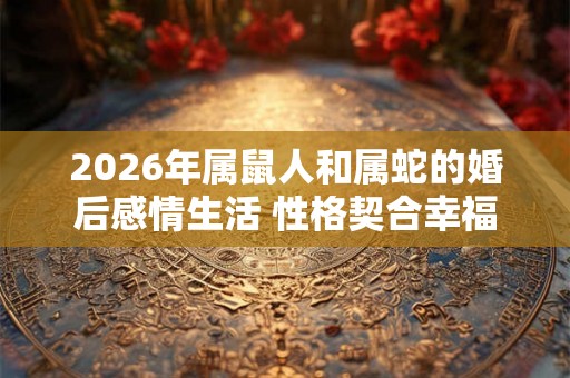2026年属鼠人和属蛇的婚后感情生活 性格契合幸福生活