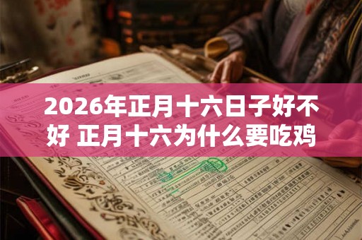 2026年正月十六日子好不好 正月十六为什么要吃鸡蛋