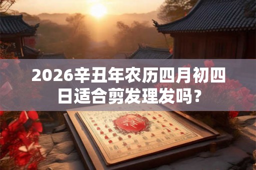 2026辛丑年农历四月初四日适合剪发理发吗？