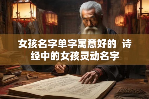 女孩名字单字寓意好的 诗经中的女孩灵动名字 女孩名字单字寓意好的 诗经中的女孩灵动名字