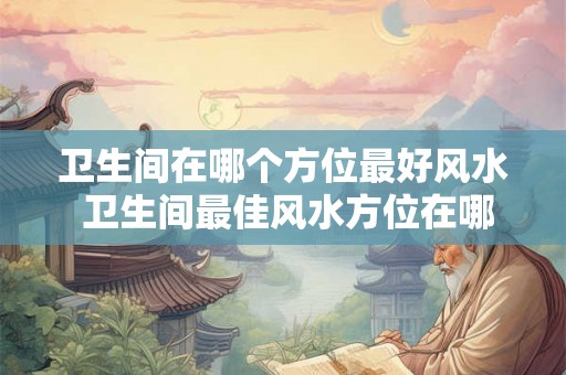 卫生间在哪个方位最好风水 卫生间最佳风水方位在哪