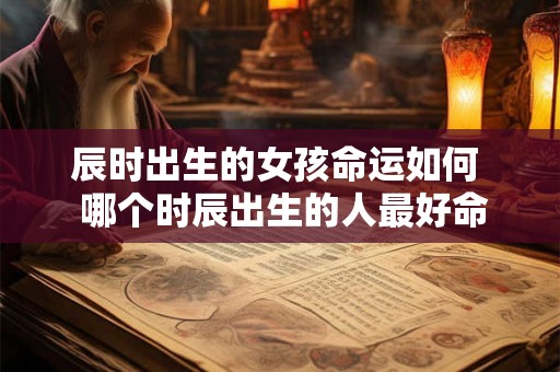 辰时出生的女孩命运如何  哪个时辰出生的人最好命
