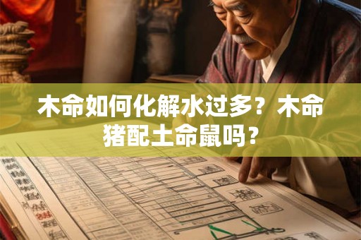 木命如何化解水过多？木命猪配土命鼠吗？