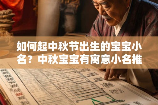 如何起中秋节出生的宝宝小名？中秋宝宝有寓意小名推荐！