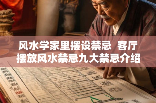 风水学家里摆设禁忌  客厅摆放风水禁忌九大禁忌介绍