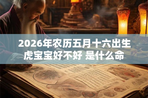 2026年农历五月十六出生虎宝宝好不好 是什么命