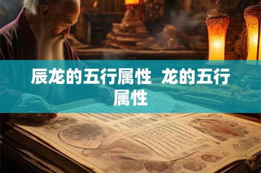 辰龙的五行属性  龙的五行属性