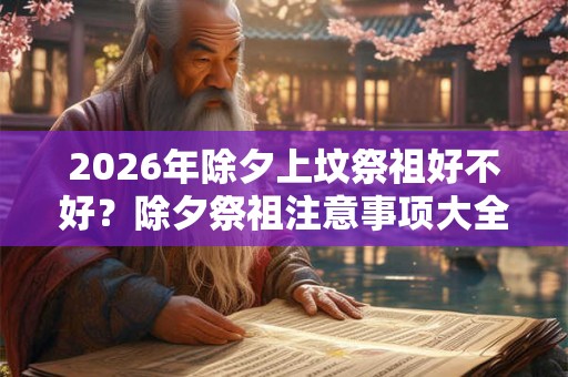 2026年除夕上坟祭祖好不好？除夕祭祖注意事项大全！