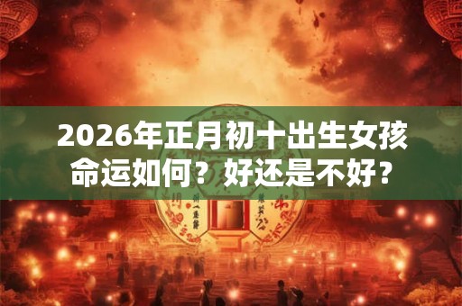2026年正月初十出生女孩命运如何?好还是不好? 2026年正月初十出生女孩命运如何?好还是不好?