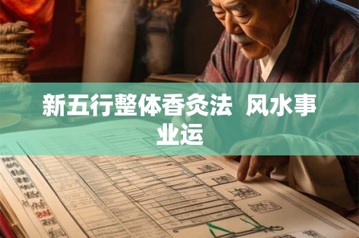 新五行整体香灸法  风水事业运