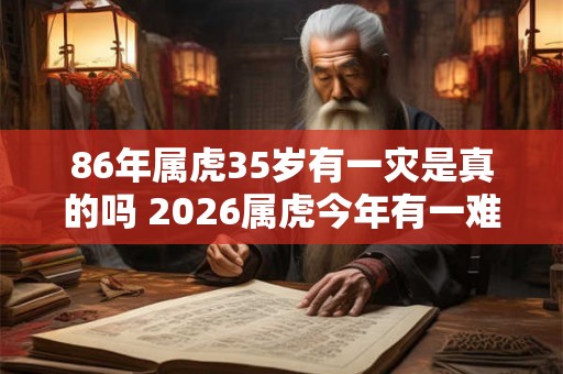 86年属虎35岁有一灾是真的吗 2026属虎今年有一难1986