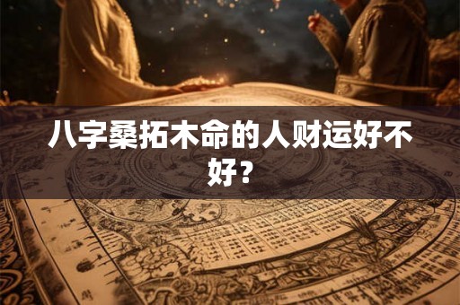 八字桑拓木命的人财运好不好？