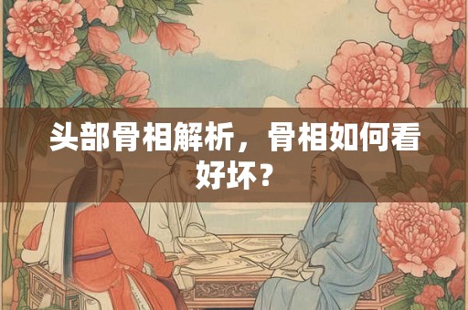 头部骨相解析，骨相如何看好坏？