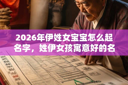 2026年伊姓女宝宝怎么起名字,姓伊女孩寓意好的名字 2026年伊姓女宝宝怎么起名字,姓伊女孩寓意好的名字