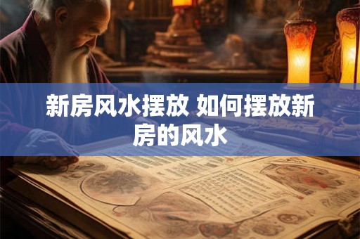 新房风水摆放 如何摆放新房的风水 新房风水摆放 如何摆放新房的风水
