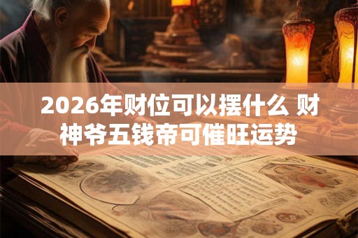 2026年财位可以摆什么 财神爷五钱帝可催旺运势
