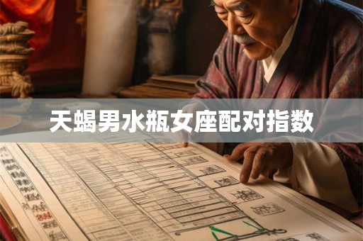 天蝎男水瓶女座配对指数