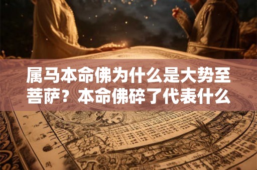 属马本命佛为什么是大势至菩萨？本命佛碎了代表什么？