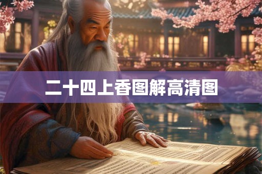 二十四上香图解高清图