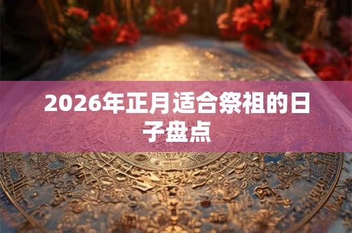 2026年正月适合祭祖的日子盘点 2026年正月适合祭祖的日子盘点