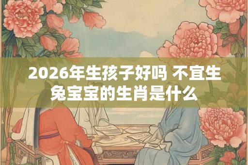 2026年生孩子好吗 不宜生兔宝宝的生肖是什么