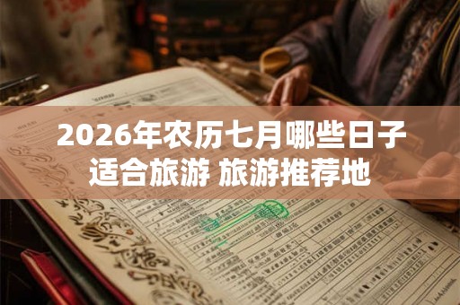 2026年农历七月哪些日子适合旅游 旅游推荐地