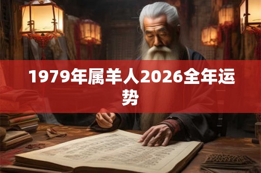 1979年属羊人2026全年运势