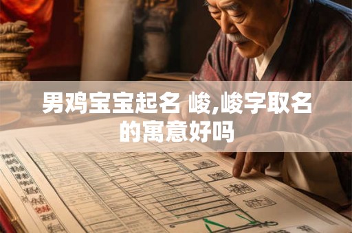 男鸡宝宝起名 峻,峻字取名的寓意好吗