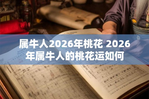 属牛人2026年桃花 2026年属牛人的桃花运如何 属牛人2026年桃花 2026年属牛人的桃花运如何