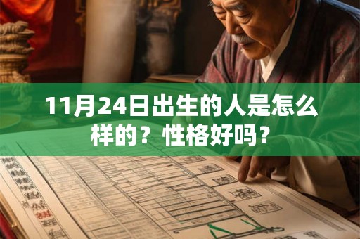 11月24日出生的人是怎么样的？性格好吗？