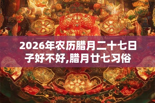 2026年农历腊月二十七日子好不好,腊月廿七习俗 2026年农历腊月二十七日子好不好,腊月廿七习俗