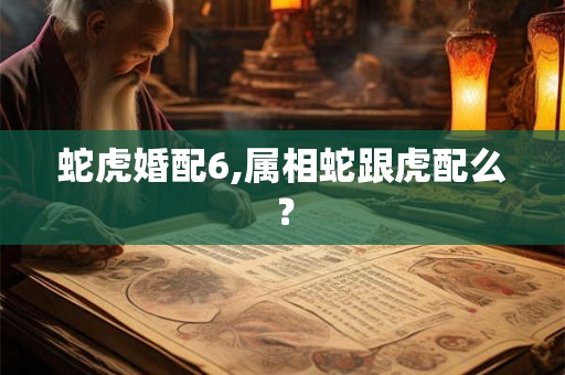 蛇虎婚配6,属相蛇跟虎配么？