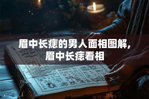 眉中长痣的男人面相图解,眉中长痣看相 眉中长痣的男人面相图解,眉中长痣看相