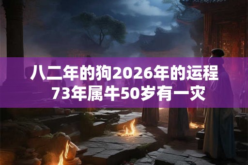 八二年的狗2026年的运程 73年属牛50岁有一灾 八二年的狗2026年的运程 73年属牛50岁有一灾