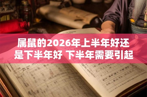 属鼠的2026年上半年好还是下半年好 下半年需要引起注意 属鼠的2026年上半年好还是下半年好 下半年需要引起注意