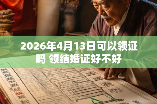 2026年4月13日可以领证吗 领结婚证好不好