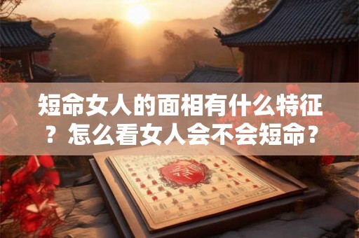 短命女人的面相有什么特征？怎么看女人会不会短命？