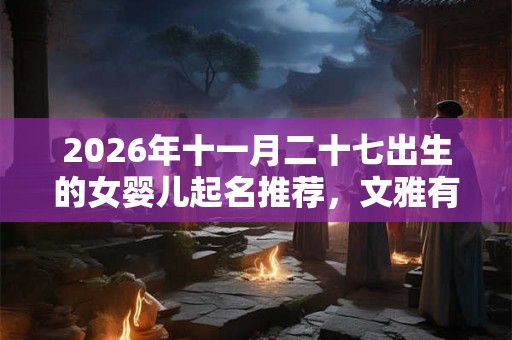 2026年十一月二十七出生的女婴儿起名推荐，文雅有气质的名字
