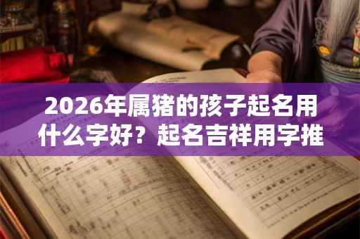 2026年属猪的孩子起名用什么字好？起名吉祥用字推荐！