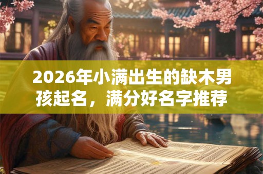 2026年小满出生的缺木男孩起名,满分好名字推荐 2026年小满出生的缺木男孩起名,满分好名字推荐
