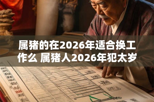 属猪的在2026年适合换工作么 属猪人2026年犯太岁换工作好不好