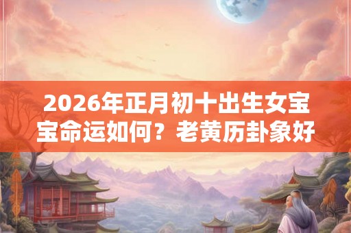 2026年正月初十出生女宝宝命运如何？老黄历卦象好不好？