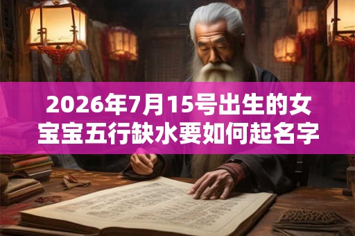 2026年7月15号出生的女宝宝五行缺水要如何起名字