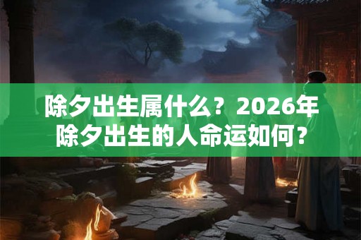 除夕出生属什么？2026年除夕出生的人命运如何？
