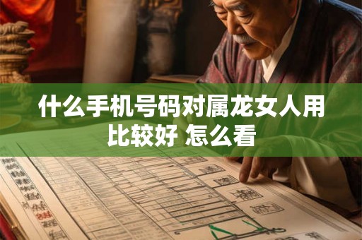什么手机号码对属龙女人用比较好 怎么看 什么手机号码对属龙女人用比较好 怎么看