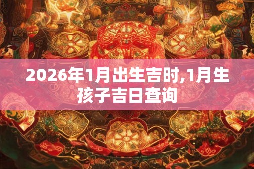 2026年1月出生吉时,1月生孩子吉日查询